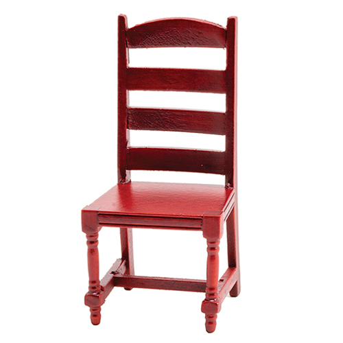 Ladder Back Side Chair, Mahogany